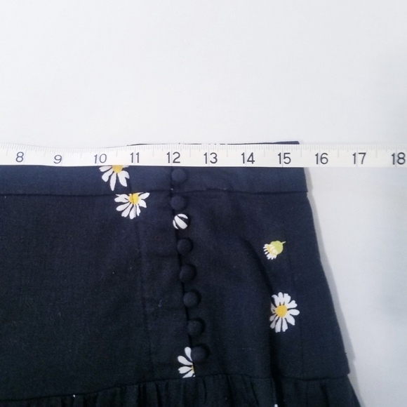 NEW Madewell‎ | Daisy Print Flare Skirt, size 10 - Picture 9 of 10